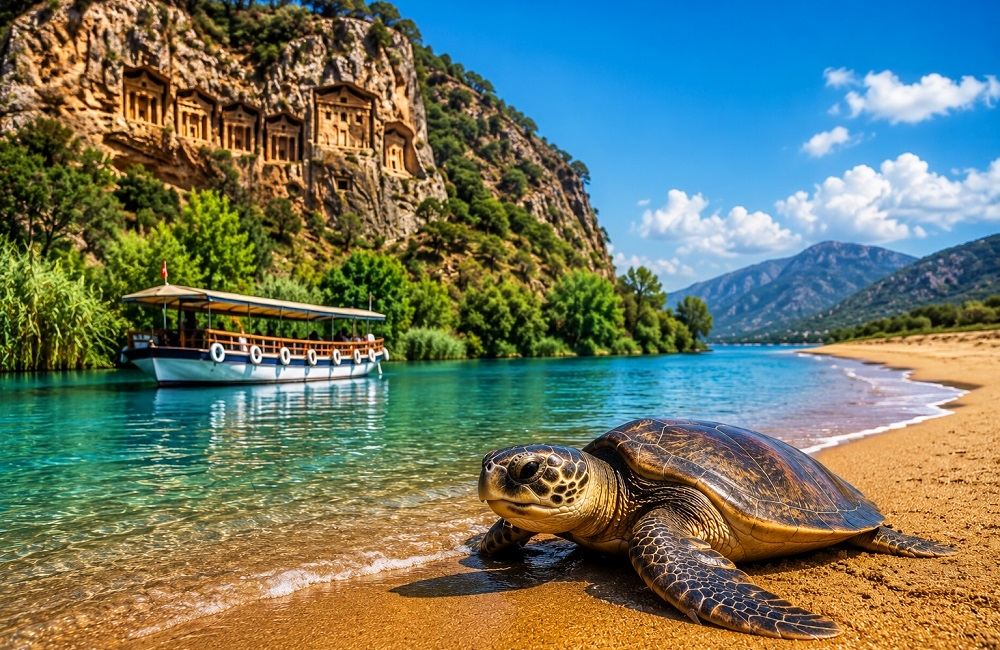 Private Dalyan & İztuzu Turtle Beach Tour from Marmaris Cruise Port